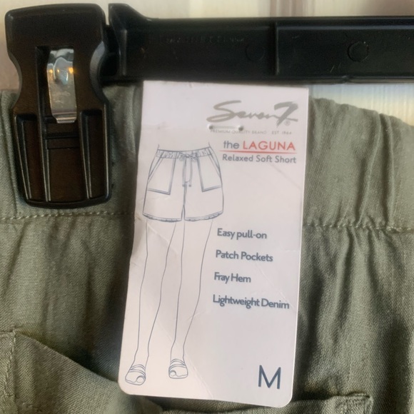 Seven7 Laguna Soft Linen Shorts - Picture 6 of 13